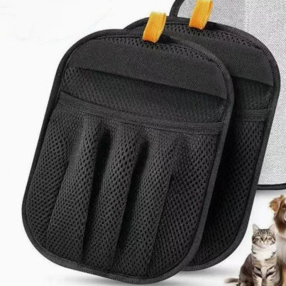Pet Hair Removal Grooming Glove, Small & Large Sizes