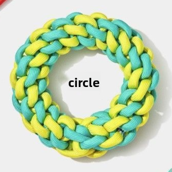 Durable Cotton Rope Dog Chew Toys, 5 Styles