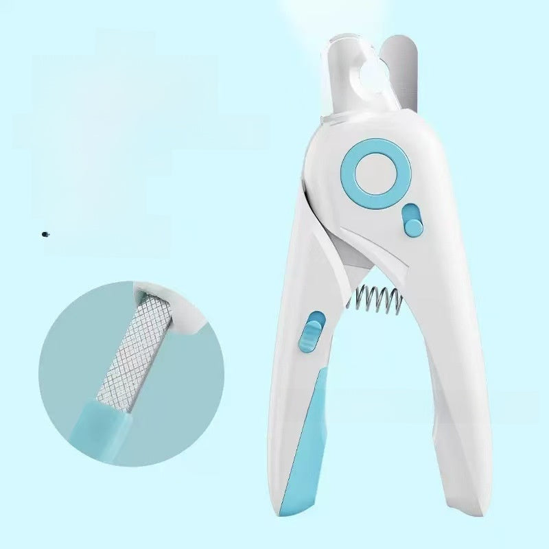 LED Pet Nail Clippers & Grinder with Safety Guard