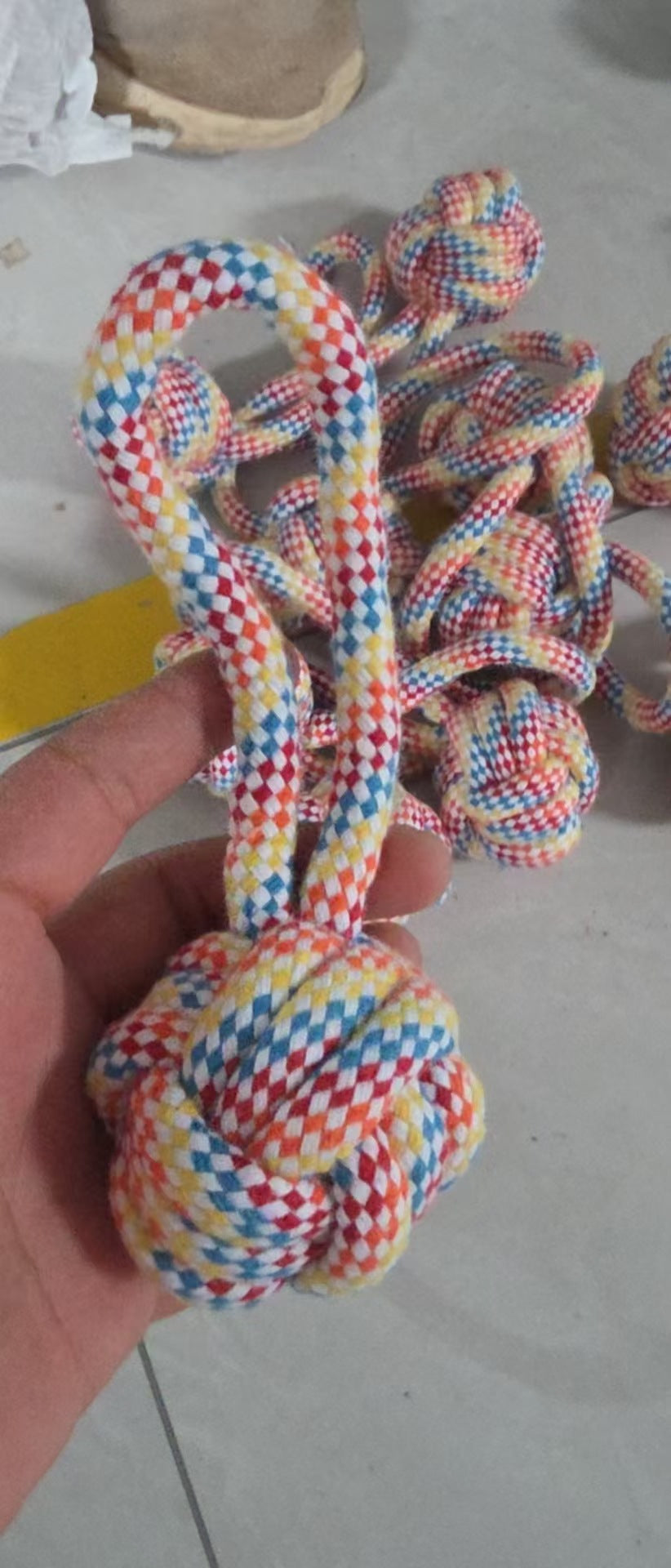 Squeaky Plush Dog Toy, Sausage or Ball
