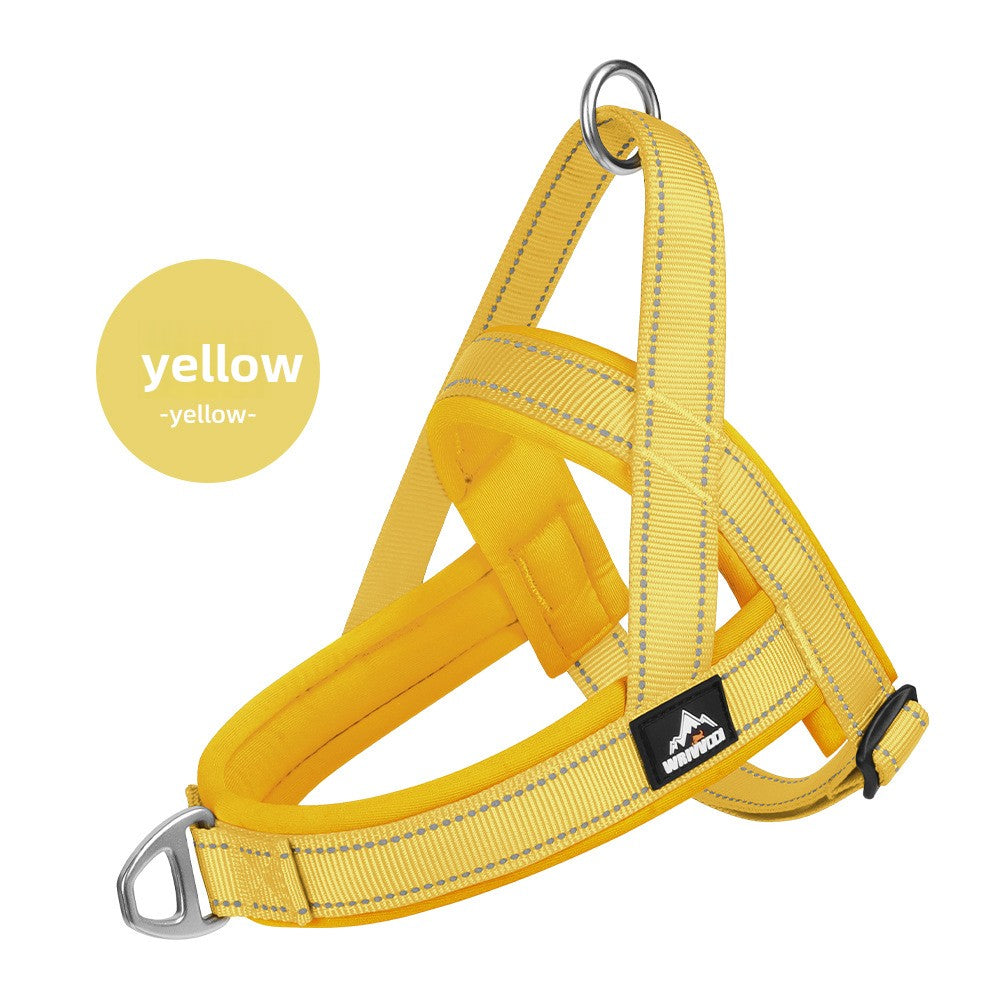 Breathable Adjustable Nylon Dog Harness, S-XL