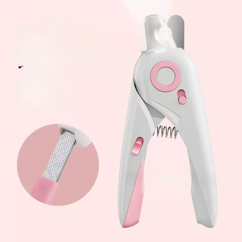LED Pet Nail Clippers & Grinder with Safety Guard