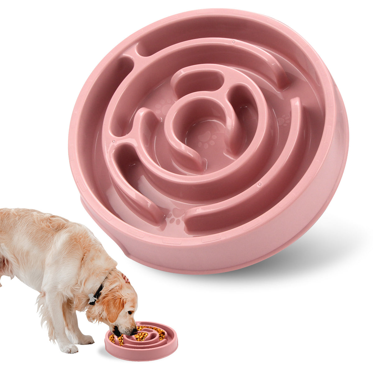 Maze Slow Feeder Dog Bowl & Puzzle Toy
