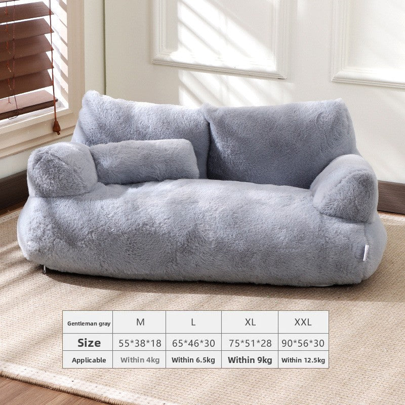 Detachable Washable Pet Sofa Bed for Cats & Dogs