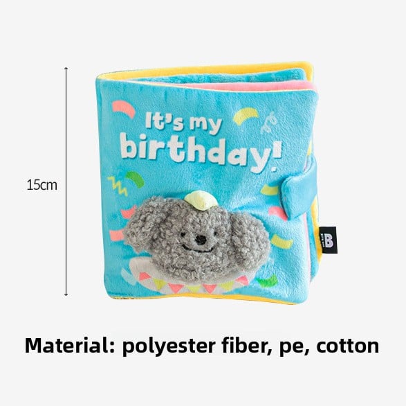 Interactive Treat Puzzle Book Snuffle Toy for Dogs