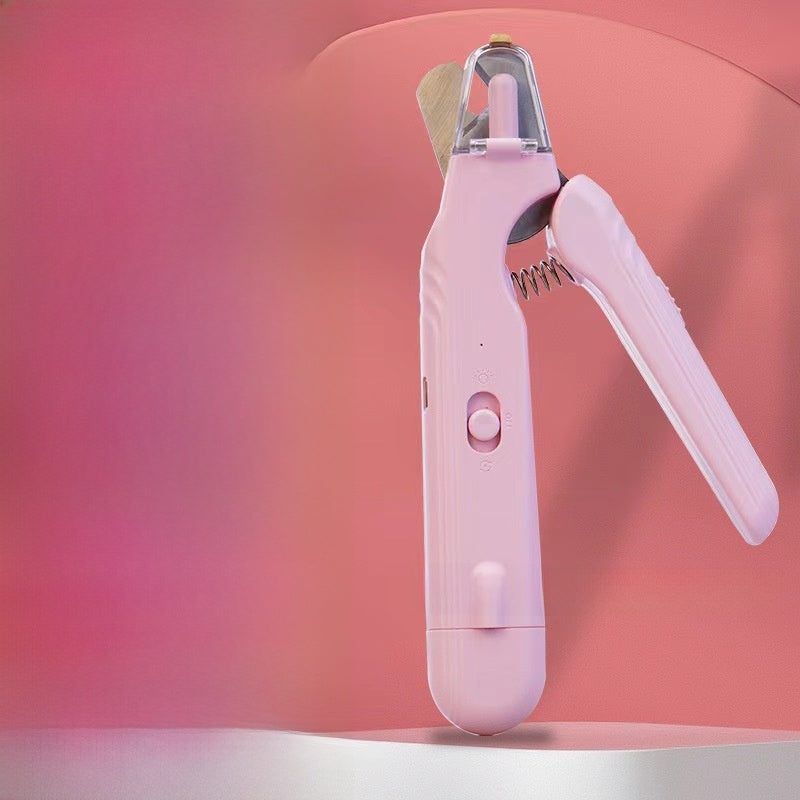 LED Pet Nail Clippers & Grinder with Safety Guard