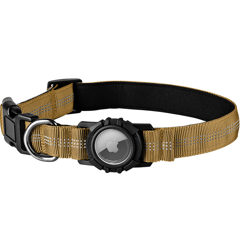 Waterproof Reflective Dog Collar with AirTag Holder