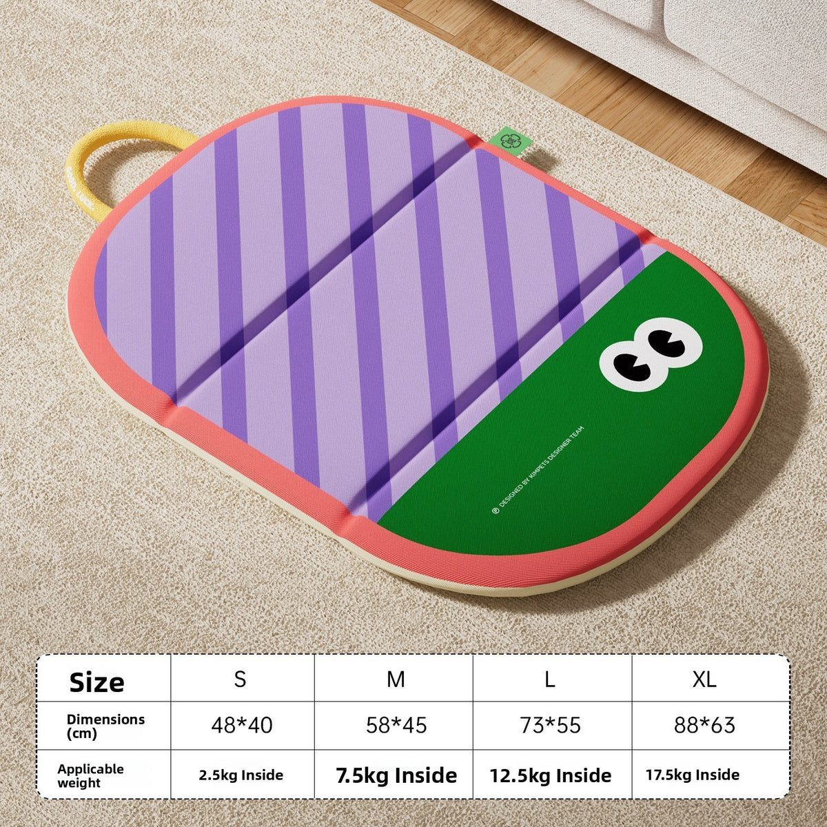 Soft Suede Pet Blanket Mat with Cute Patterns, XS-2XL
