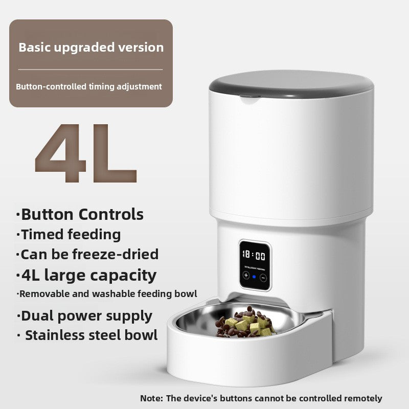 Smart Automatic Pet Feeder with Timer or App Control