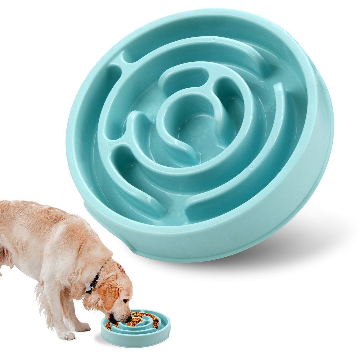 Maze Slow Feeder Dog Bowl & Puzzle Toy