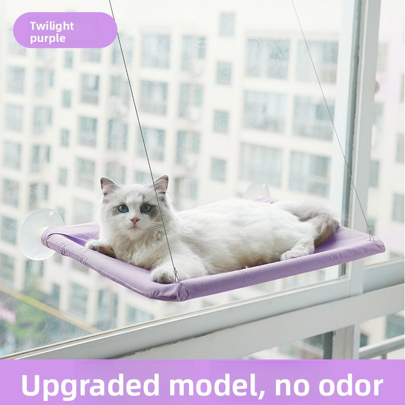 Foldable Cat Window Hammock with Suction Cups