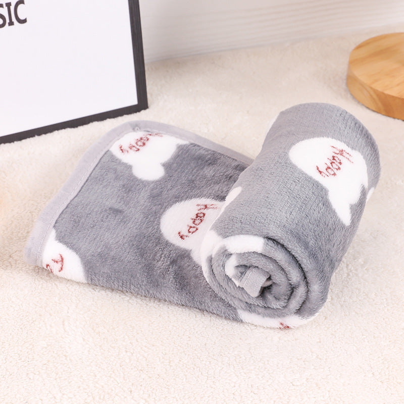 Soft Flannel Pet Blanket for Dogs & Cats, S-L