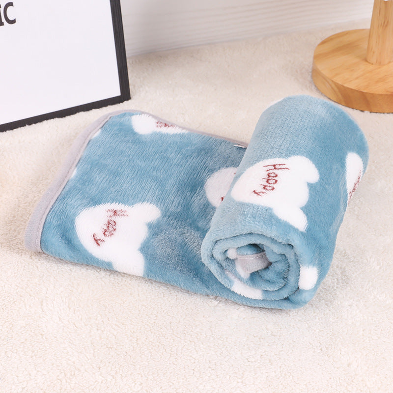 Soft Flannel Pet Blanket for Dogs & Cats, S-L