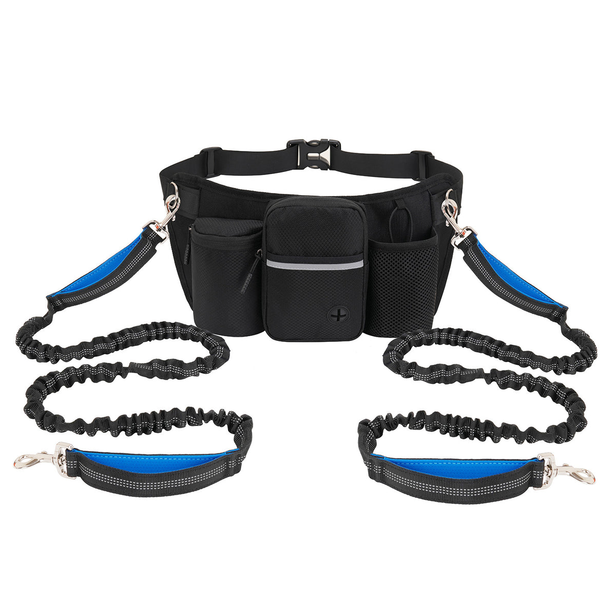 Dog Training Waist Bag with Hands-Free Leash