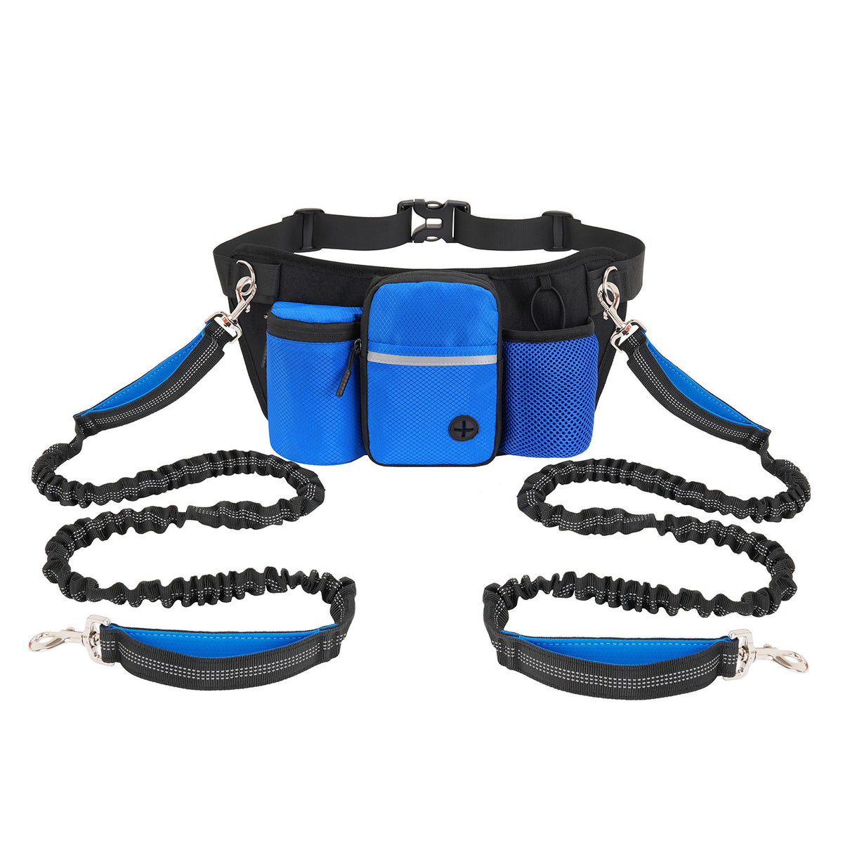 Dog Training Waist Bag with Hands-Free Leash