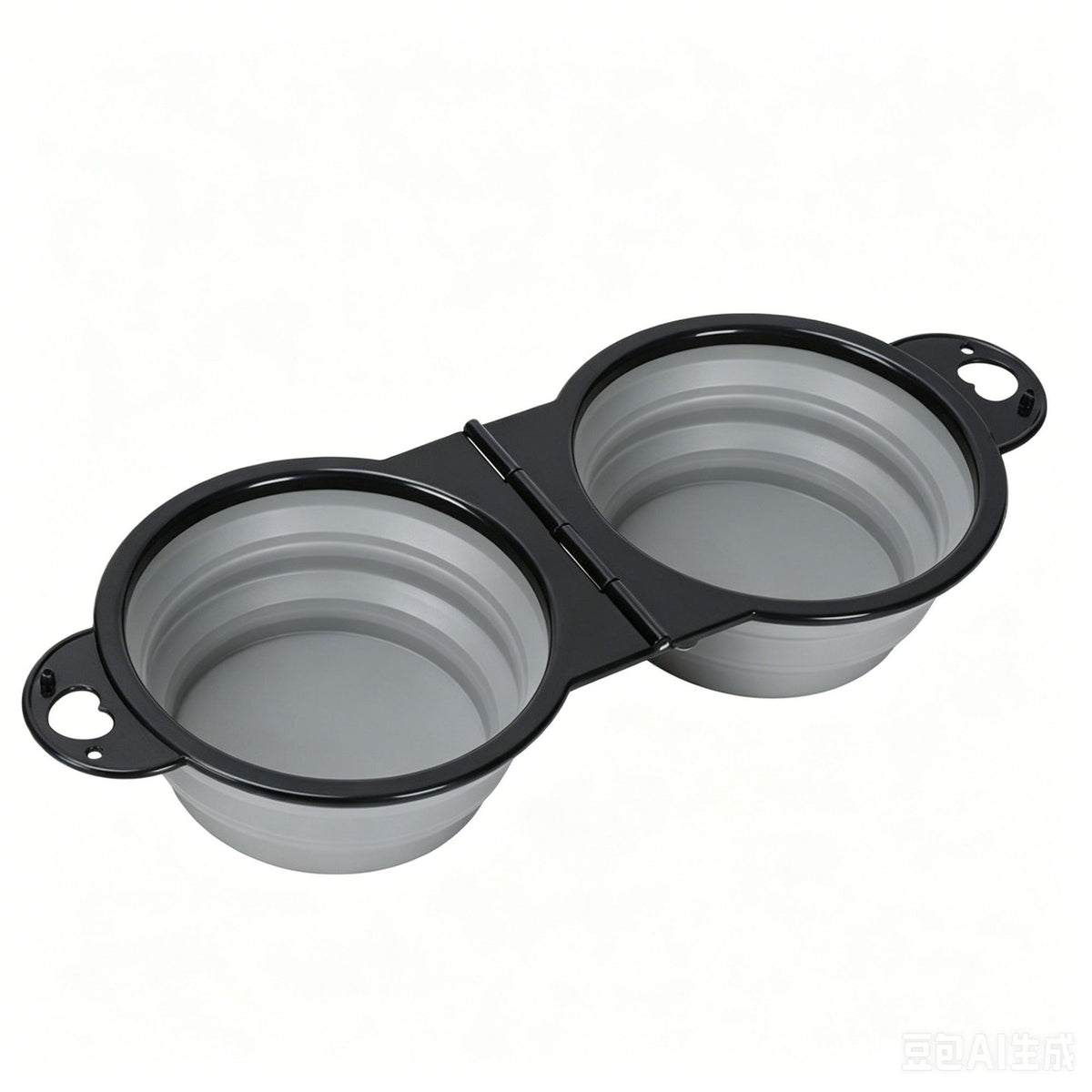 Collapsible Portable Dog Bowl, 350ml, Silicone or TPE
