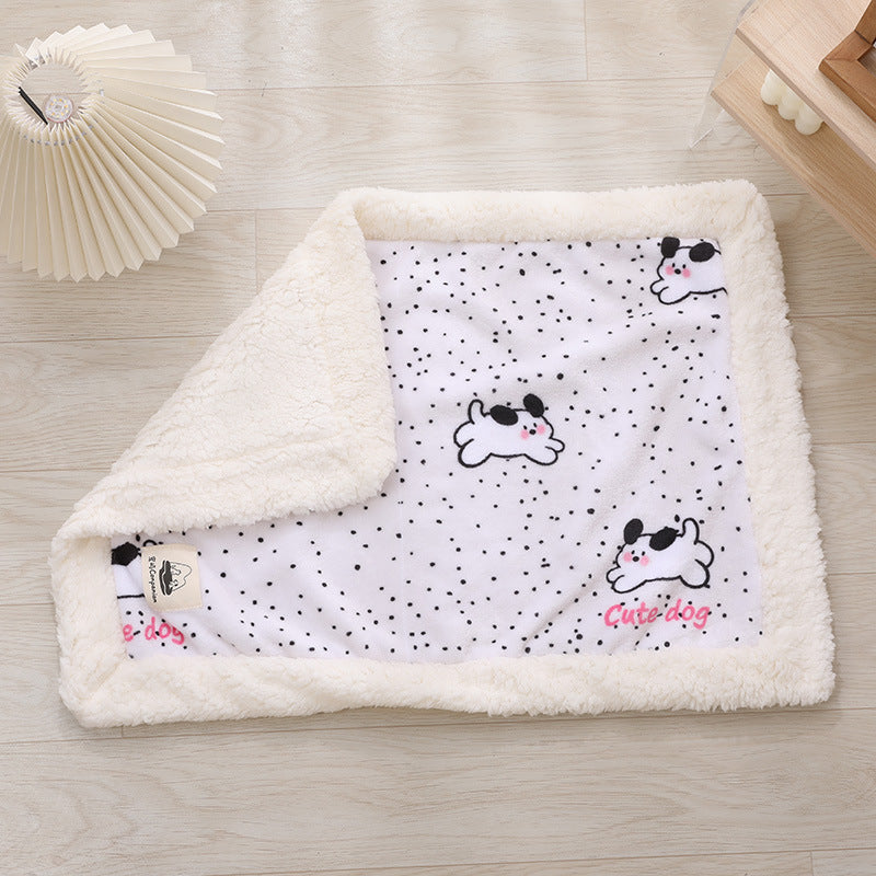 Soft Flannel Pet Blanket for Dogs & Cats, S-L