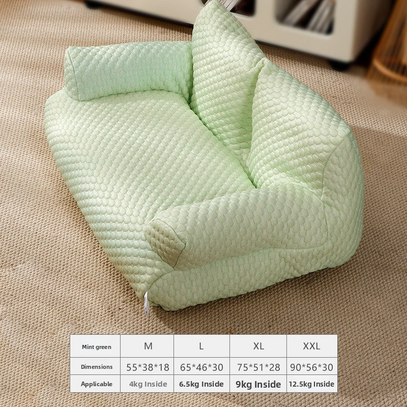 Detachable Washable Pet Sofa Bed for Cats & Dogs