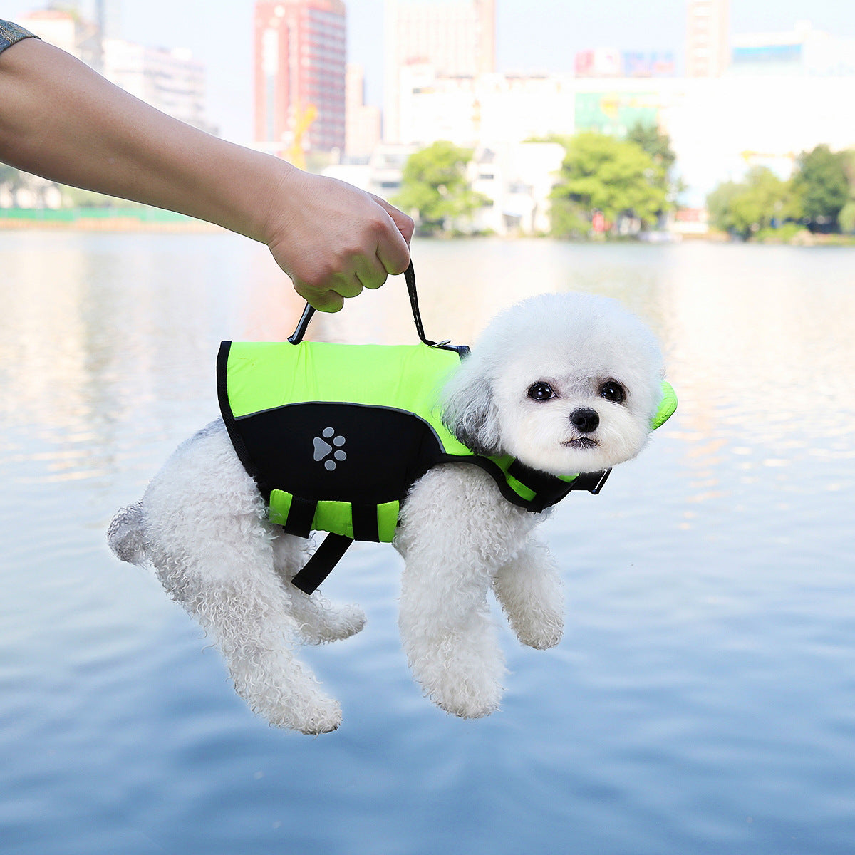 Dog Life Jacket with Rescue Handle, XS-XXL