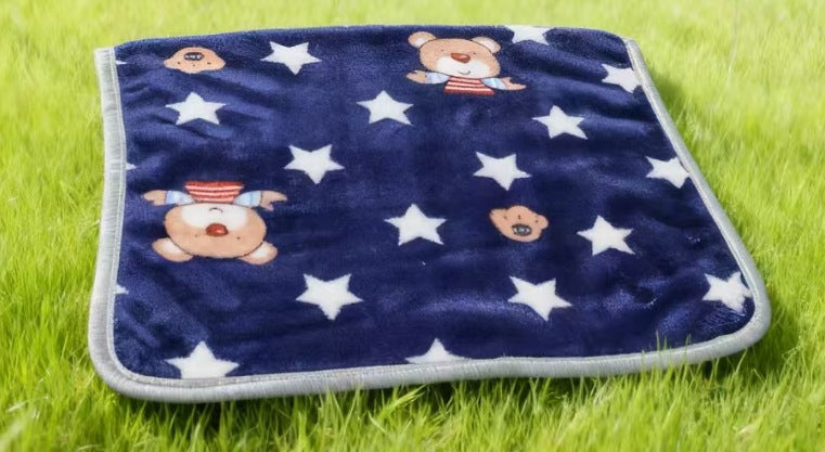 Soft Flannel Pet Blanket for Dogs & Cats, S-L