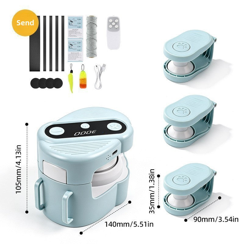 Smart Rotating Interactive Cat Toy with Remote