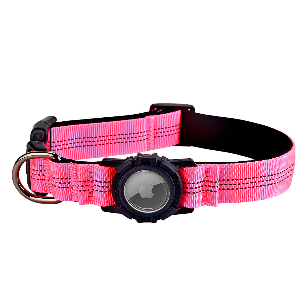 Waterproof Reflective Dog Collar with AirTag Holder