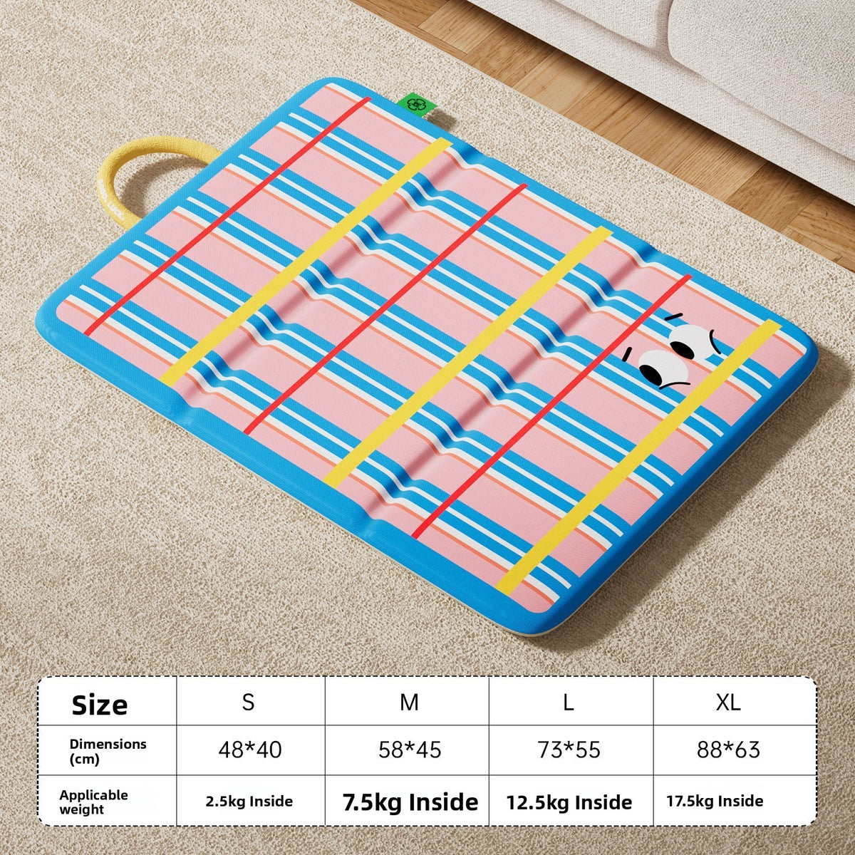 Soft Suede Pet Blanket Mat with Cute Patterns, XS-2XL