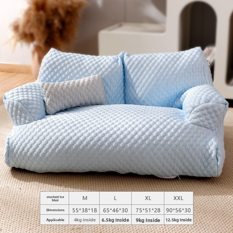 Detachable Washable Pet Sofa Bed for Cats & Dogs