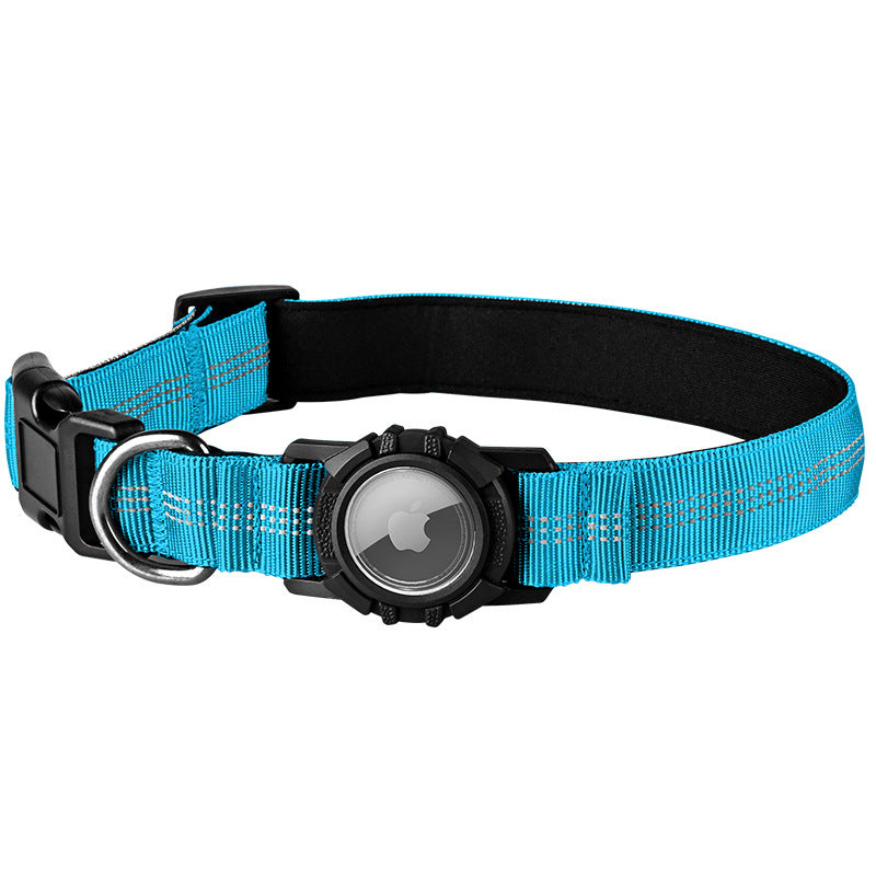 Waterproof Reflective Dog Collar with AirTag Holder