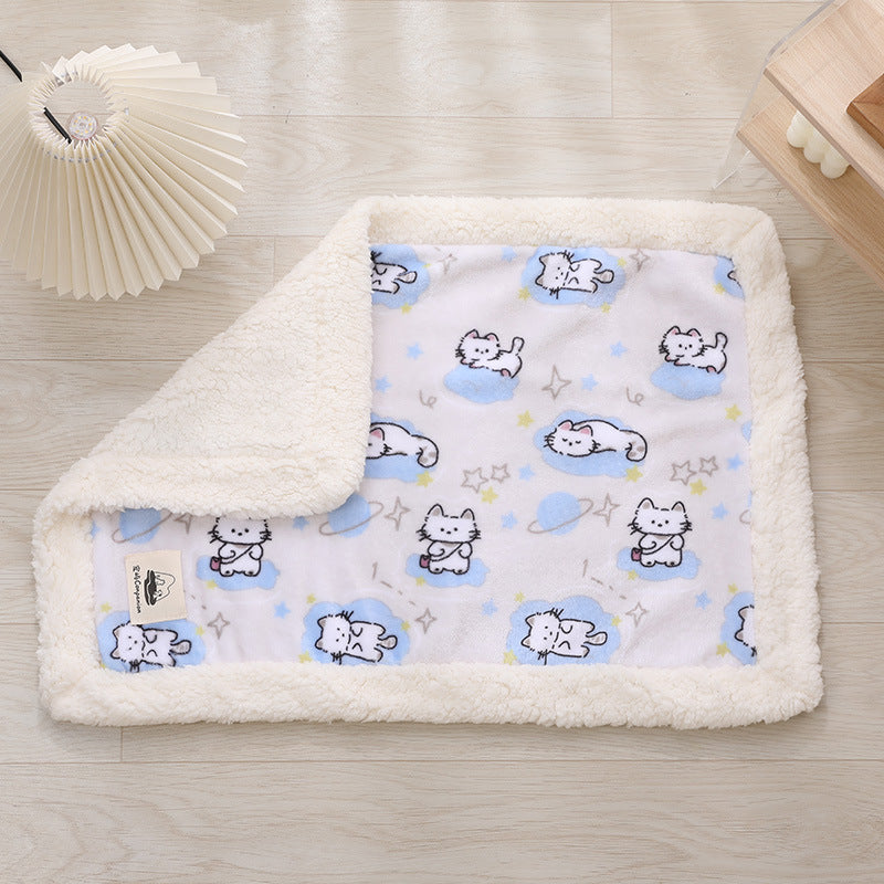 Soft Flannel Pet Blanket for Dogs & Cats, S-L