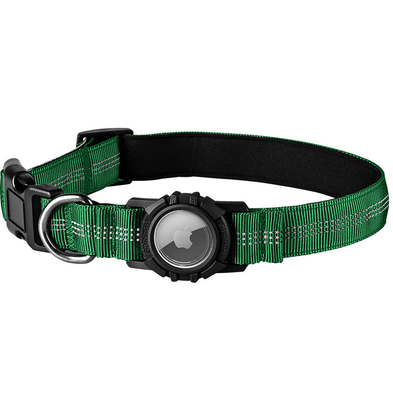 Waterproof Reflective Dog Collar with AirTag Holder