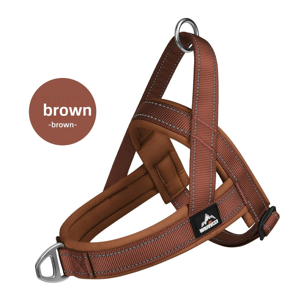 Breathable Adjustable Nylon Dog Harness, S-XL