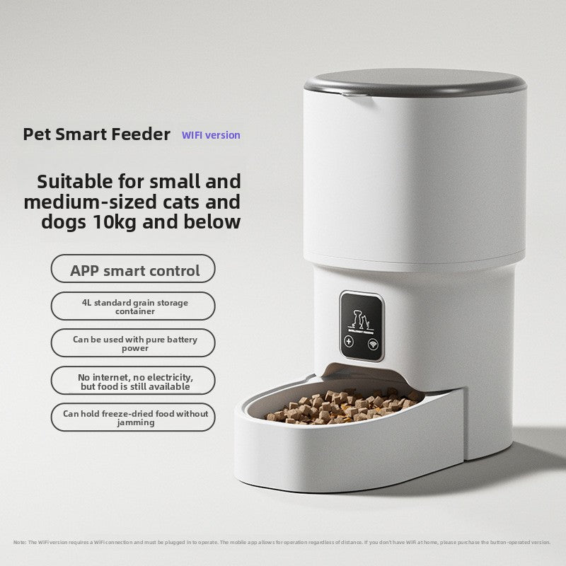 Smart Automatic Pet Feeder with Timer or App Control