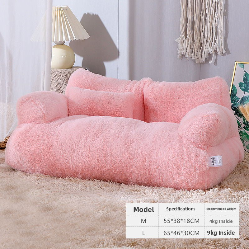 Detachable Washable Pet Sofa Bed for Cats & Dogs