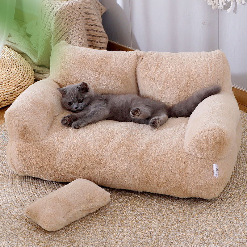 Detachable Washable Pet Sofa Bed for Cats & Dogs