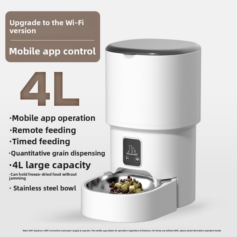 Smart Automatic Pet Feeder with Timer or App Control