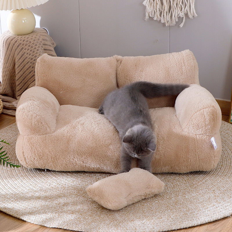 Detachable Washable Pet Sofa Bed for Cats & Dogs