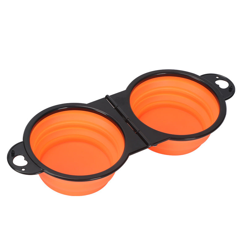Collapsible Portable Dog Bowl, 350ml, Silicone or TPE