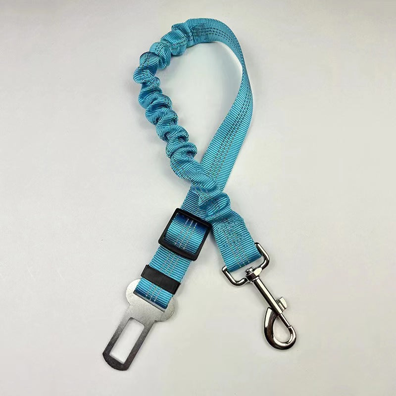Reflective Bungee Dog Leash & Car Seat Belt