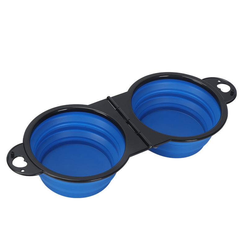 Collapsible Portable Dog Bowl, 350ml, Silicone or TPE