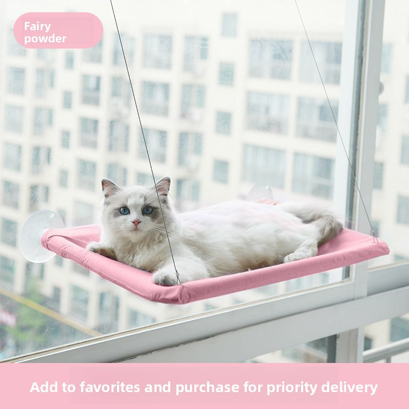 Foldable Cat Window Hammock with Suction Cups