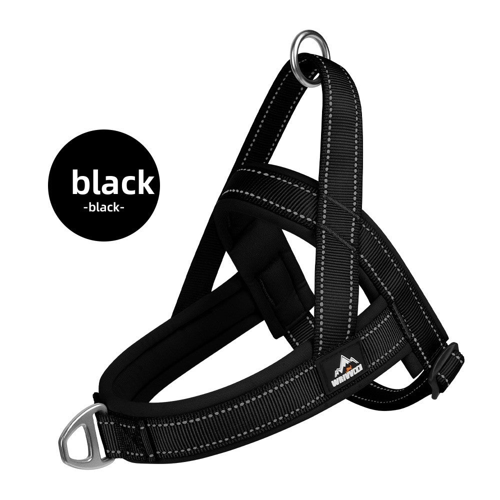 Breathable Adjustable Nylon Dog Harness, S-XL