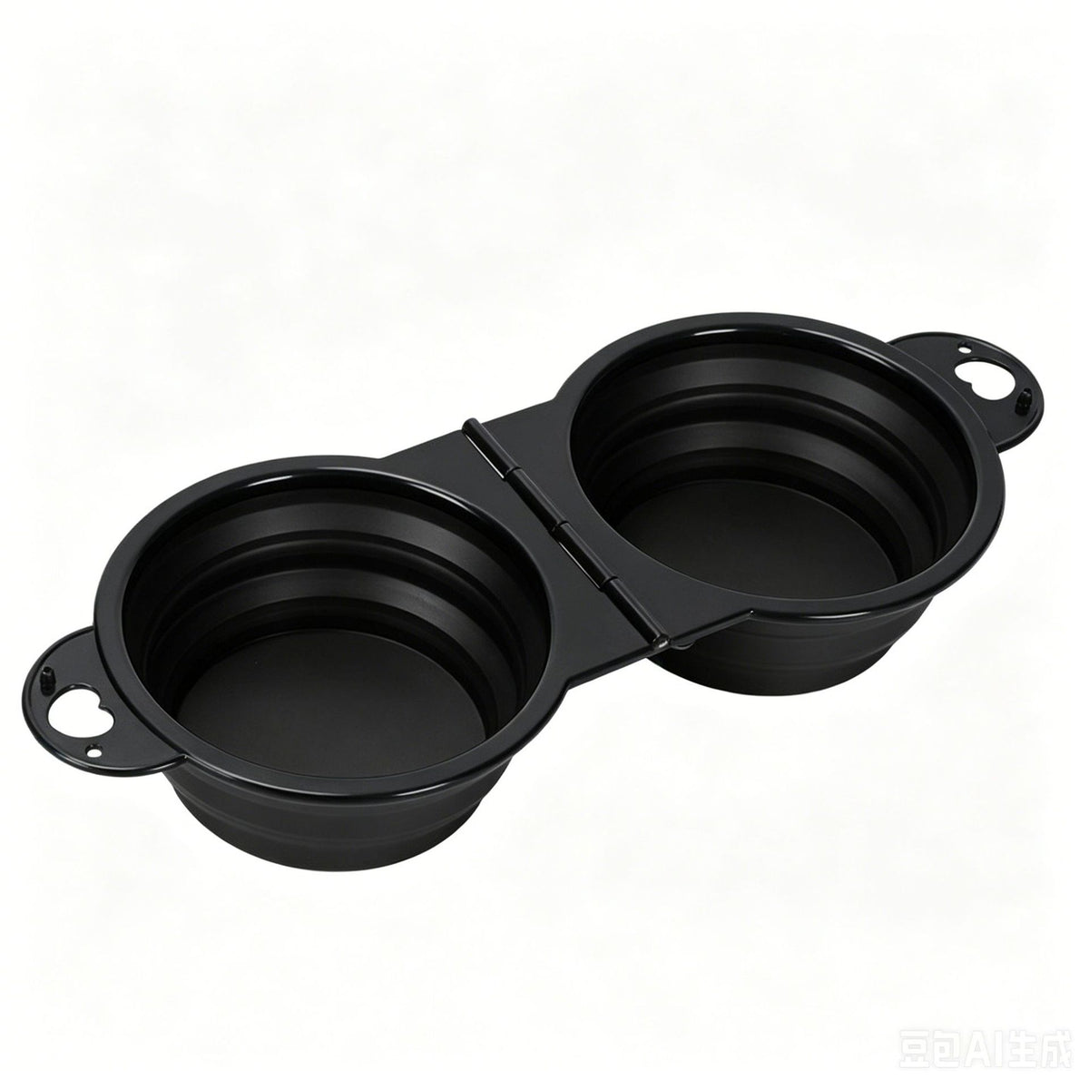 Collapsible Portable Dog Bowl, 350ml, Silicone or TPE