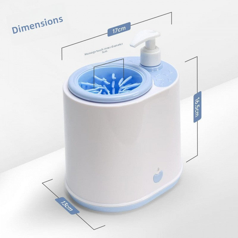 Electric Rechargeable Pet Paw Cleaner, Blue