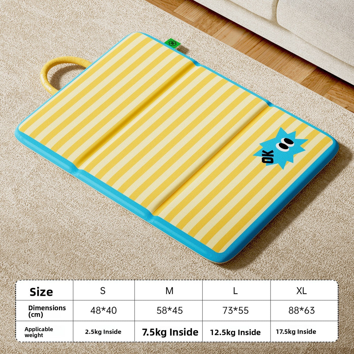 Soft Suede Pet Blanket Mat with Cute Patterns, XS-2XL