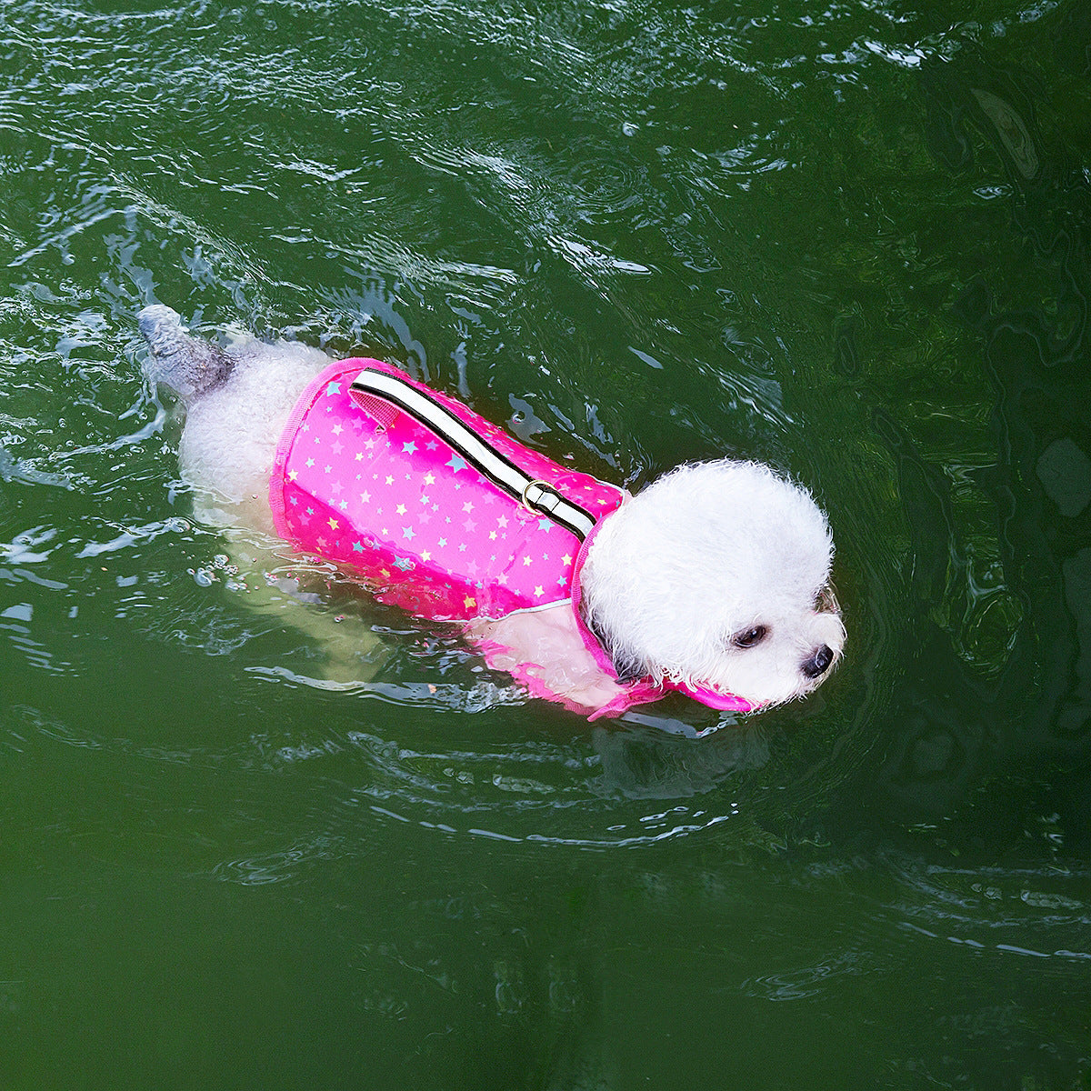 Dog Life Jacket with Rescue Handle, XS-XXL