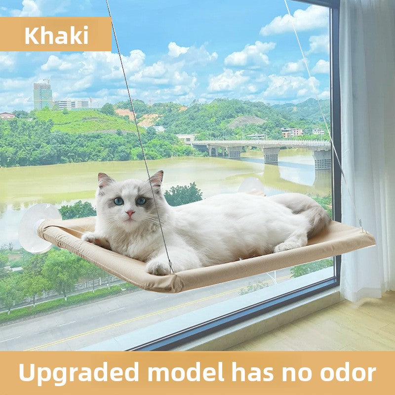 Foldable Cat Window Hammock with Suction Cups