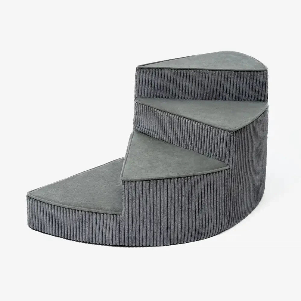 Non-Slip Foam Pet Stairs with Washable Cover, 2-4 Steps