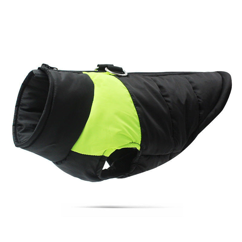 Windproof Winter Dog Jacket, Warm Padded Coat, S-5XL