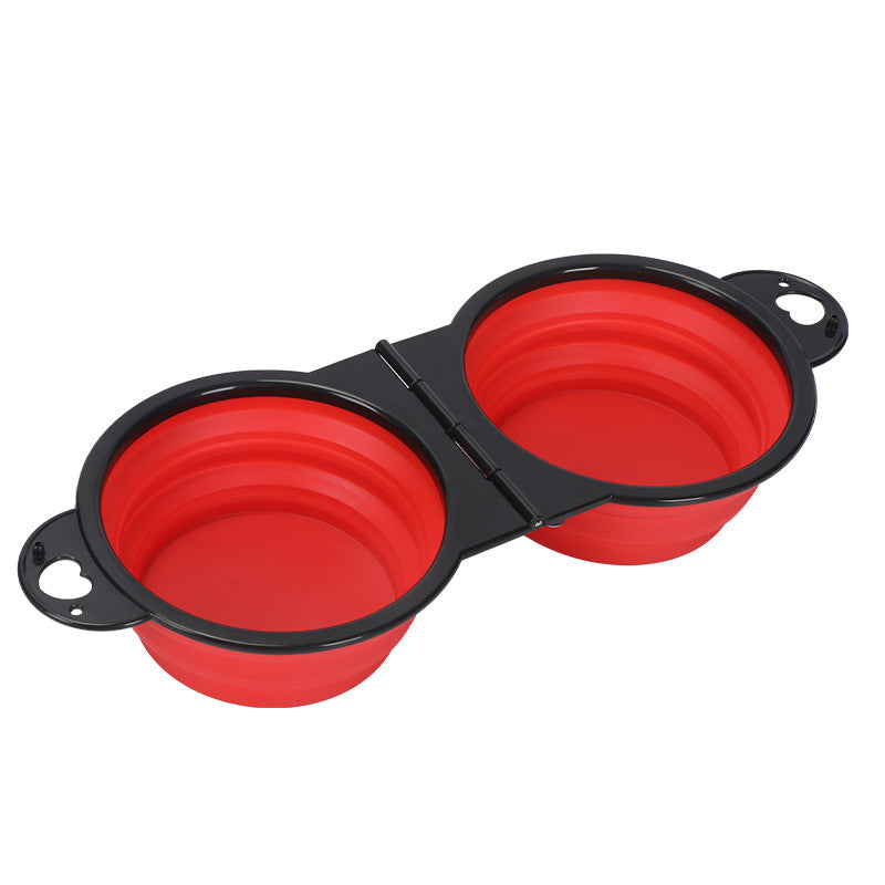 Collapsible Portable Dog Bowl, 350ml, Silicone or TPE